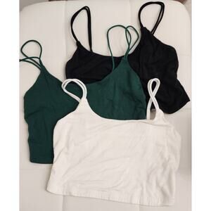 Strappy Cropped Top - 3 Pack - S